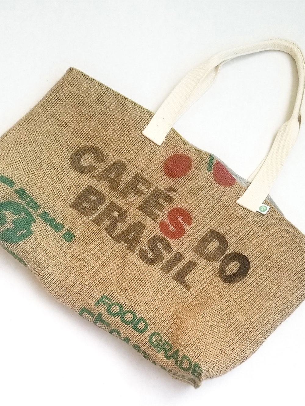Upcycled Coffee Sack Market Tote